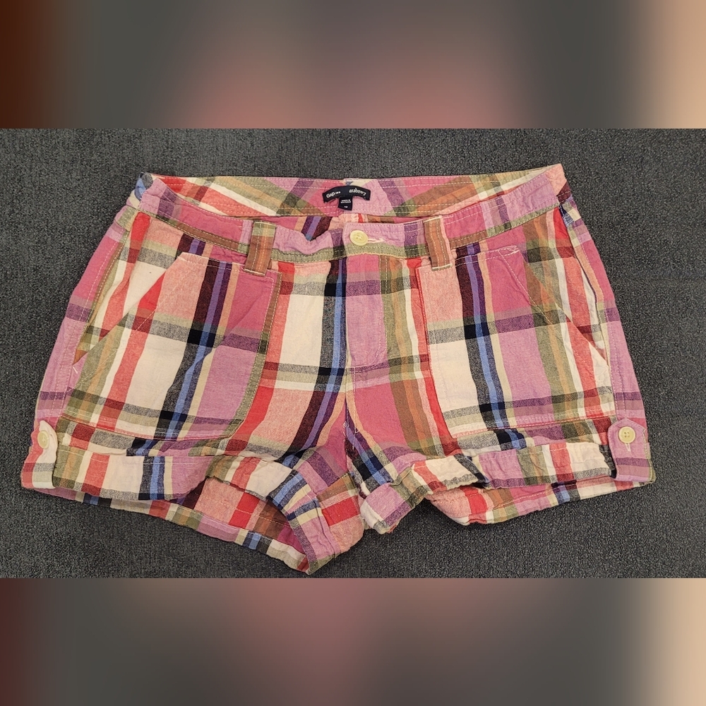 GAP Multicolor Plaid Shorts